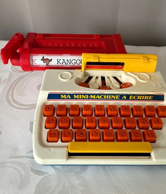 Ma Mini-Machine à Écrire – Tomy (1977) – Jouet Vintage Fonctionnel
