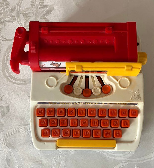 Ma Mini-Machine à Écrire – Tomy (1977) – Jouet Vintage Fonctionnel