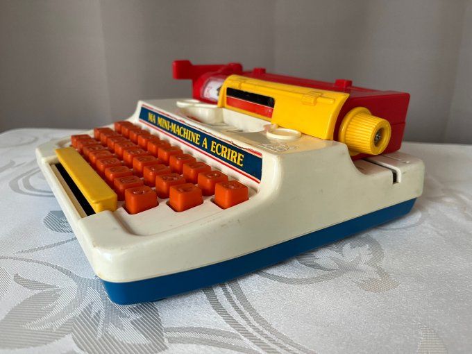 Ma Mini-Machine à Écrire – Tomy (1977) – Jouet Vintage Fonctionnel