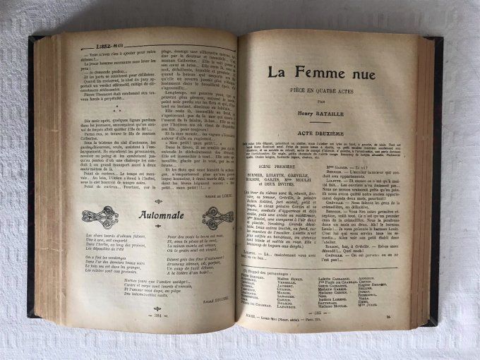 Livre, Lisez-moi, XXIII 1929, La Bibliothèque idéale. Magazine littéraire