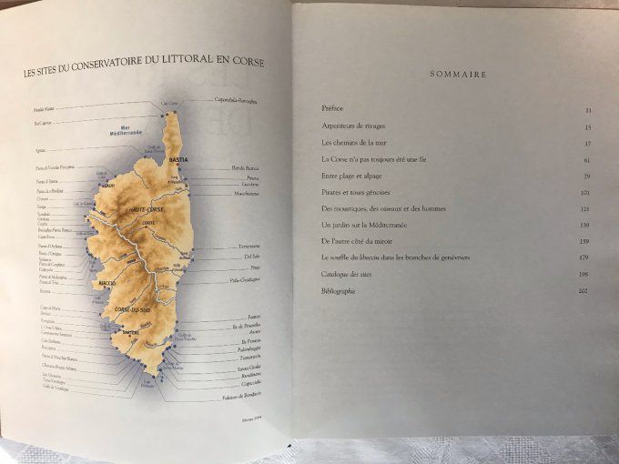 Livre Les rivages de la Corse, Actes sud, Conservatoire du littoral