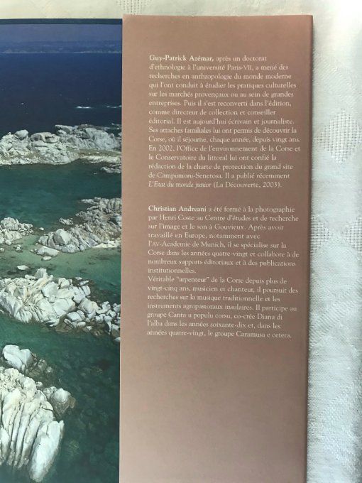 Livre Les rivages de la Corse, Actes sud, Conservatoire du littoral