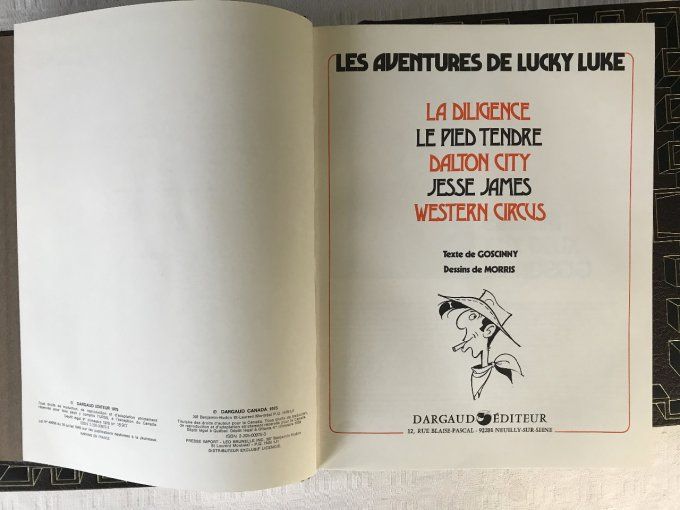 Bd, Les aventures de Lucky Luke, édition de luxe, incluant 15 albums