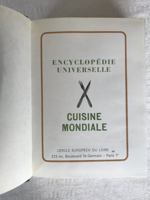 Livre Cuisine mondiale, 5000 Recettes ! 