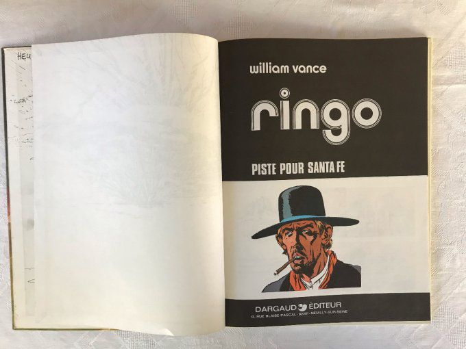  BD, Ringo, Piste pour Santa Fe, EO 1979