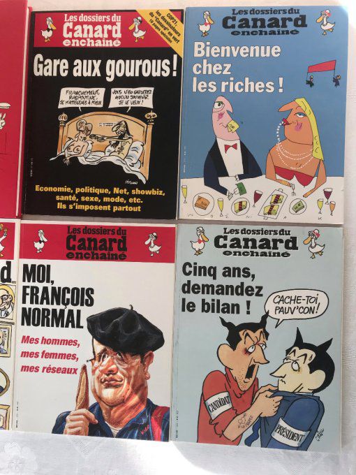 Livre L'incroyable histoire du Canard enchainé + 5 revues Les dossiers du Carnard enchainé