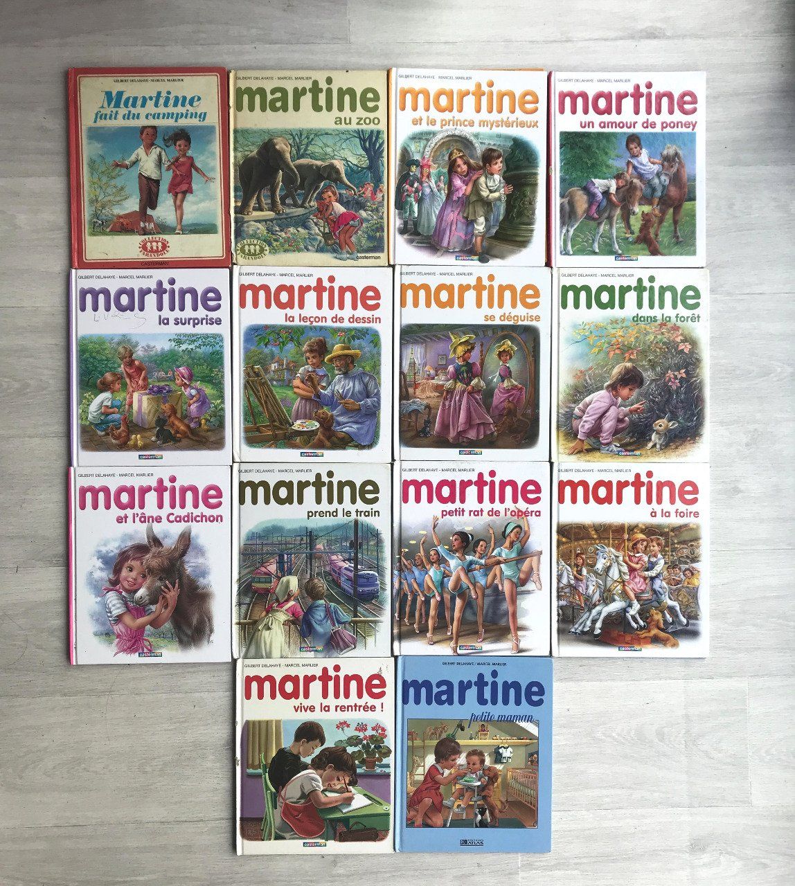 Lot de 14 livres Martine