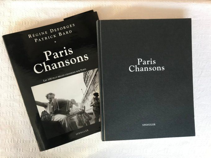 Livre Paris Chansons, Les plus belles chansons sur Paris