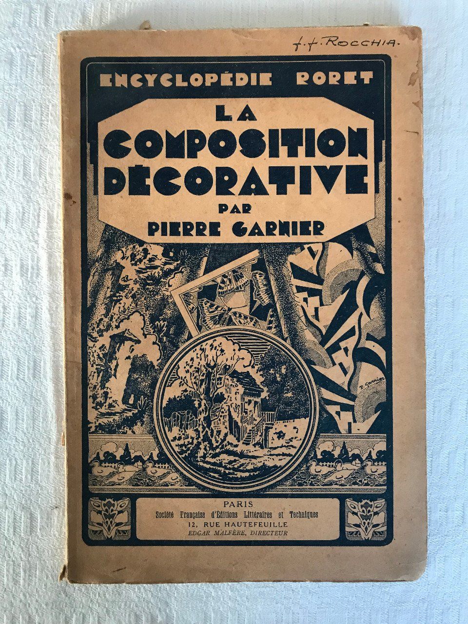 Livre, La composition décorative par Pierre Garnier, encyclopédie Roret, 1935
