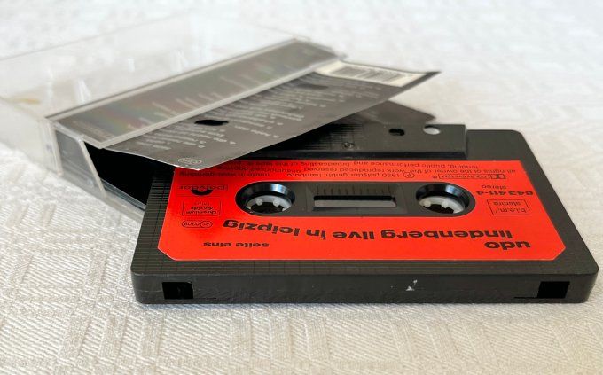 Rare ! Cassette audio vintage Udo Lindenberg Live in Leipzig 1990