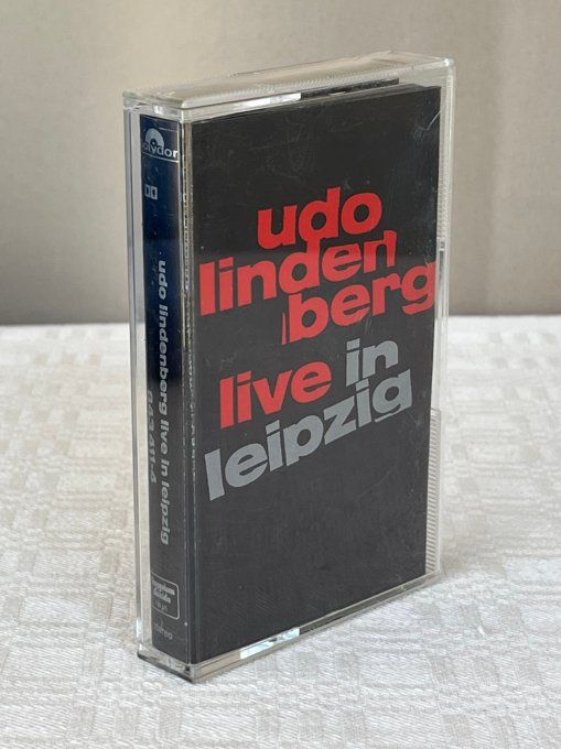 Rare ! Cassette audio vintage Udo Lindenberg Live in Leipzig 1990