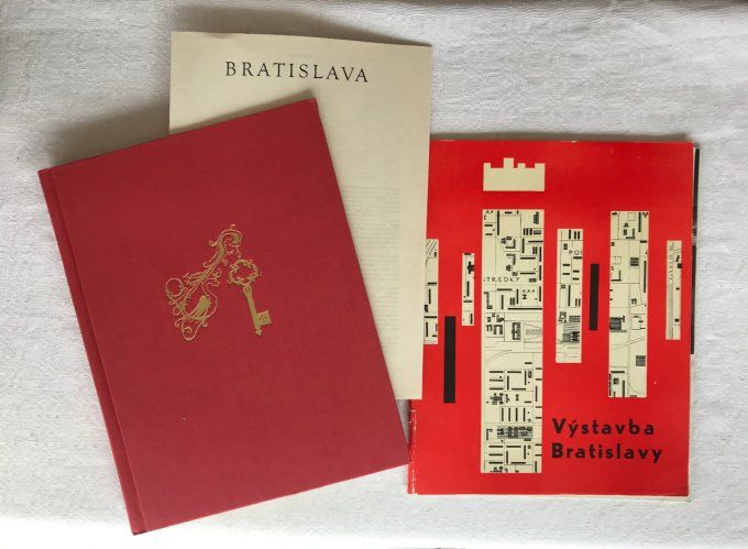 RARE ! Livre Bratislava,Eugen Lazistan, 1965 + revue Construction de Bratislava 1963