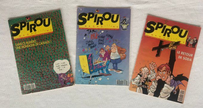 Pour amateur de BD vintage, Super Picsou géant, Pif super géant et 5 Spirou magazine