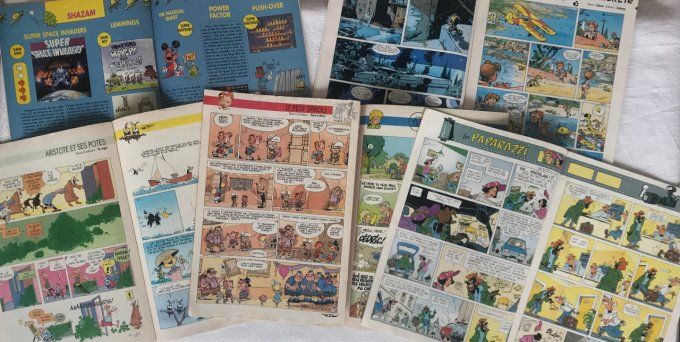 Pour amateur de BD vintage, Super Picsou géant, Pif super géant et 5 Spirou magazine