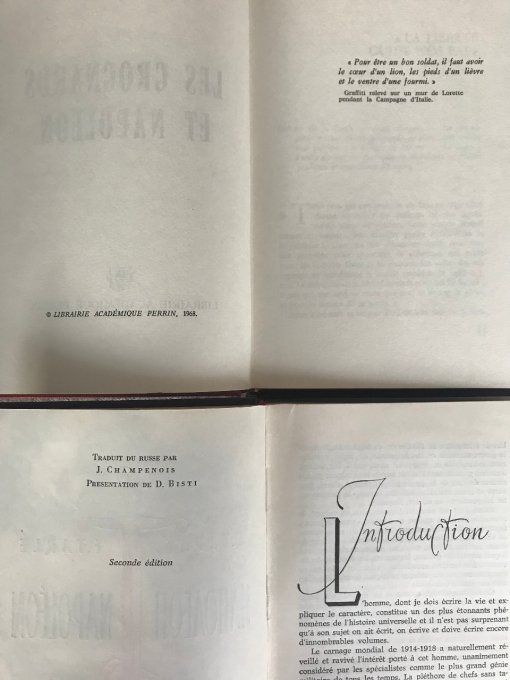 2 Livres sur Napoléon, Les Grognards et Napoléon de Maurice Choury et Napoléon, E. Tarlé