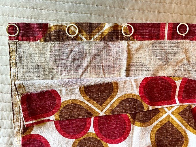 Tissu d'ameublement vintage, coupon Production Urgé Paris Cordoba 