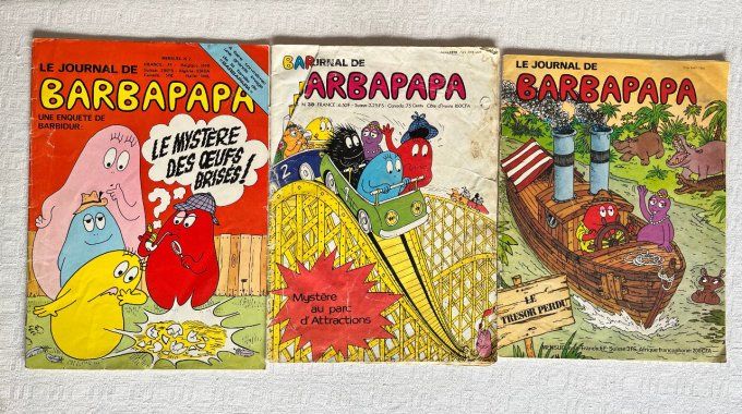 Lot de livres et albums de Barbapapa vintage 