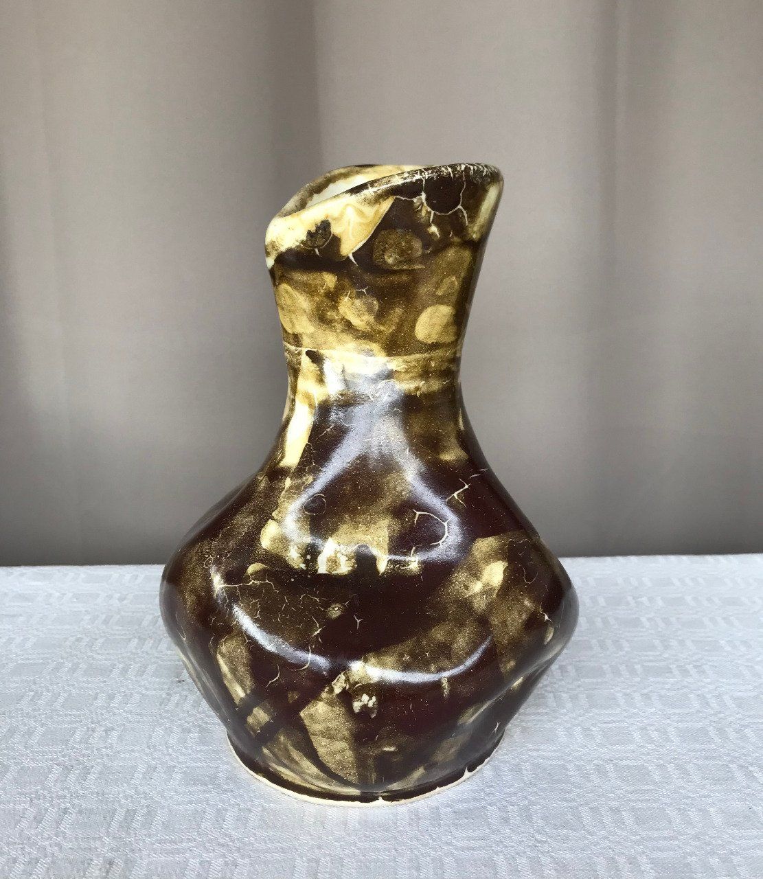 Vase en céramique, signé Pégomas, B. Chuffin,  années 1960