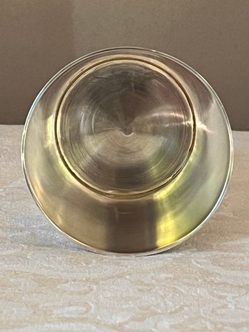 Timbale de baptême vintage Christofle en métal argenté (1935-1967)