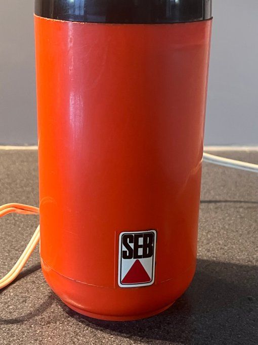 Moulin à café électrique vintage SEB orange des années 70