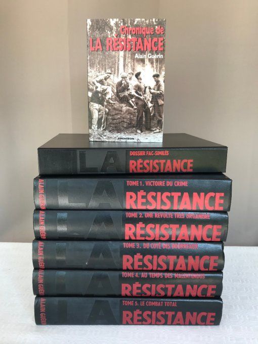 La Résistance, Alain Guérin, Chronique illustrée 1930-1950, Livre Club Diderot 1972