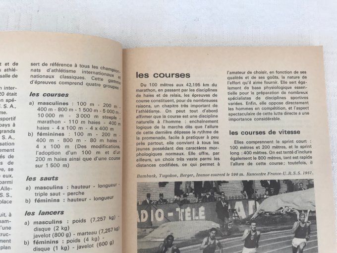 livre Les sports olympiques à Mexico 1968