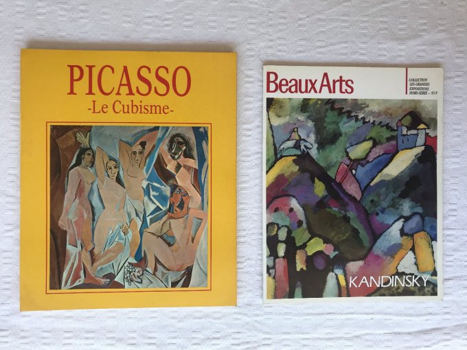 2 Revues sur la peinture, Picasso-Le cubisme et Beaux Art - Kandinsky