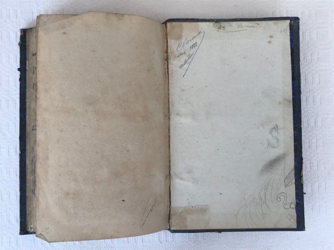 Ancien livre, Leçon d'Algèbre, de Lefebure de Fourcy, cinquieme édition, 1845