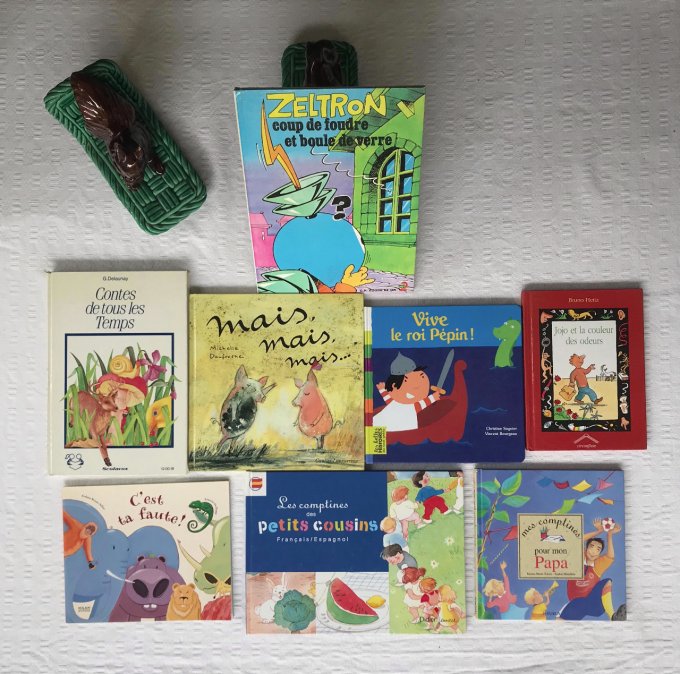 8 livres pour jeunes enfants, histoires, contes et comptines