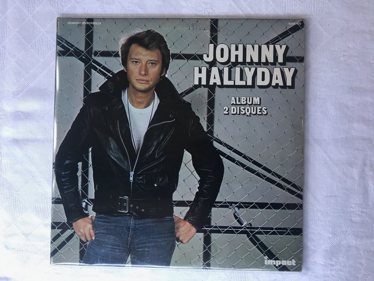 Double disque vinyle johnny hallyday, Réf 6995 109, 1977