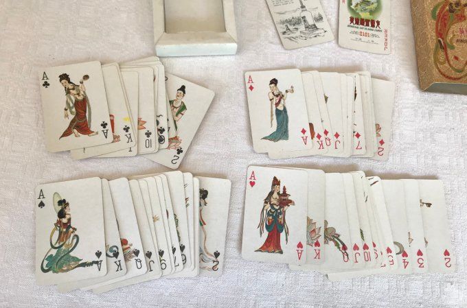 Jeu de cartes de collection asiatique, DUNHUANG ART Playing Cards