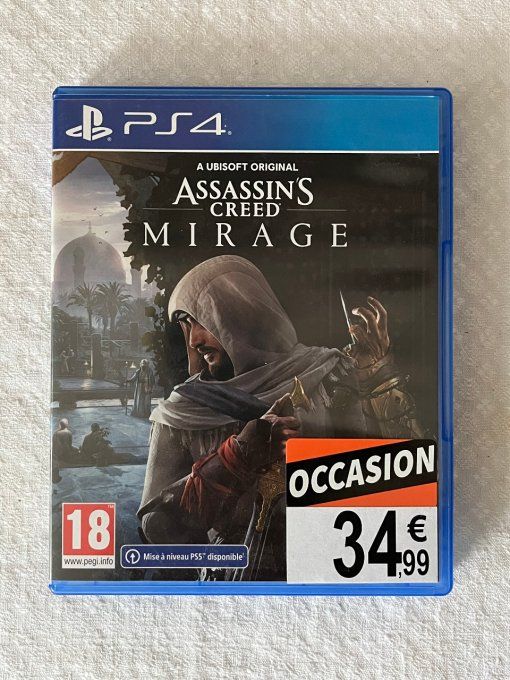 Jeu vidéo pour PS4,  Assassin's Creed Mirage, action et aventure