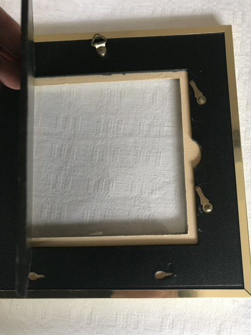 Joli cadre pour encadrement, bonne qualité, velours rouge, Artistic