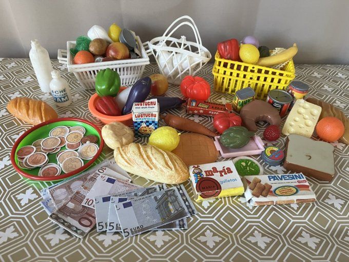Jouet - Lot snack party, dinette, pour jouer à la marchande