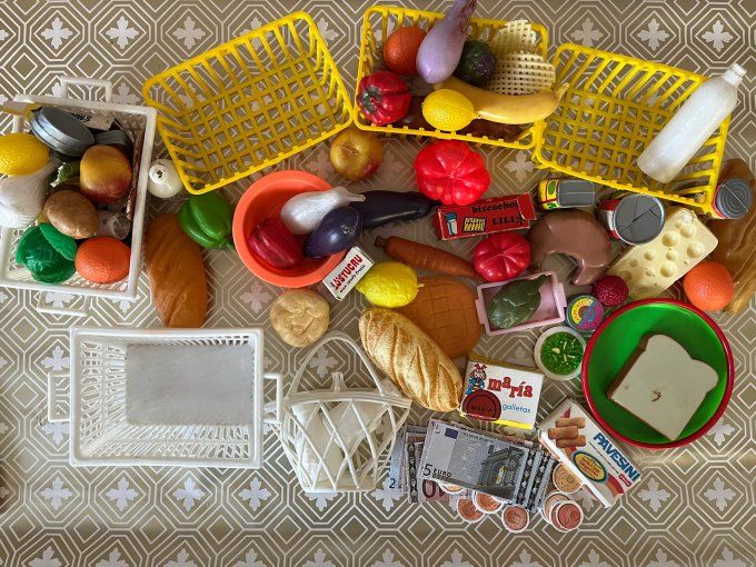 Jouet - Lot snack party, dinette, pour jouer à la marchande