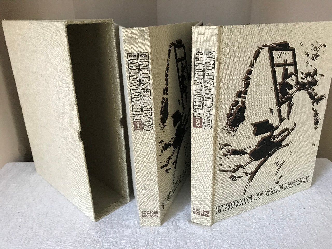 L'humanité clandestine de 1939-1944, en coffret de 2 volumes, Numéroté