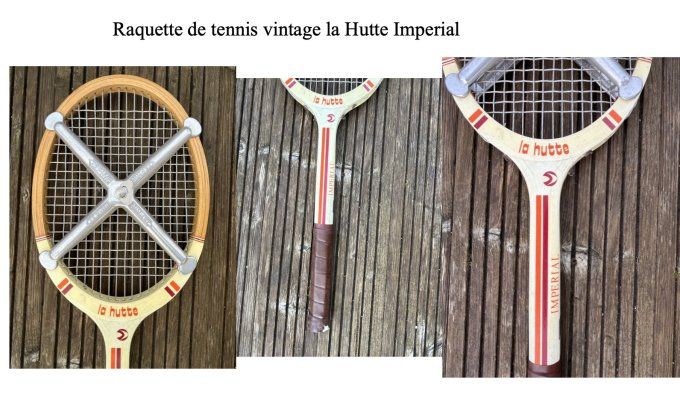 la hutte raquette de tennis vintage la hutte imperial