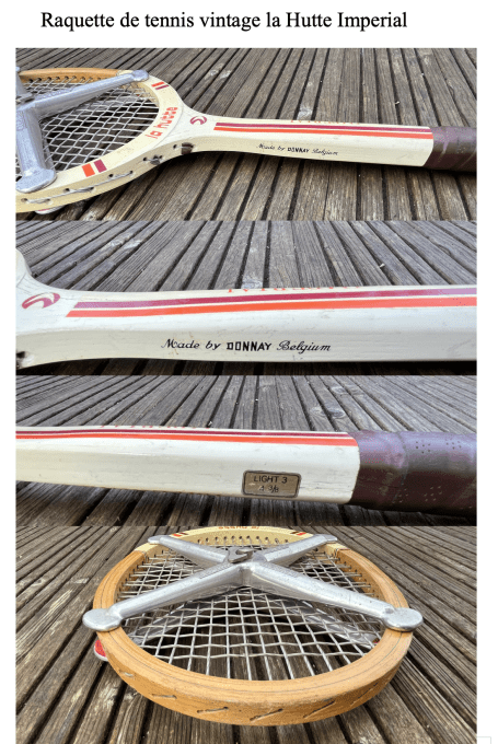 la hutte raquette de tennis vintage la hutte imperial