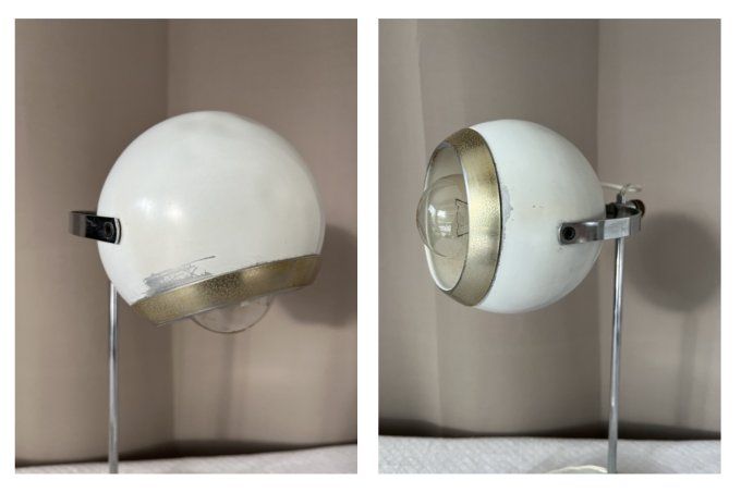 Lampe à poser vintage Space age, Eyeball,  Design Goffredo Reggiani