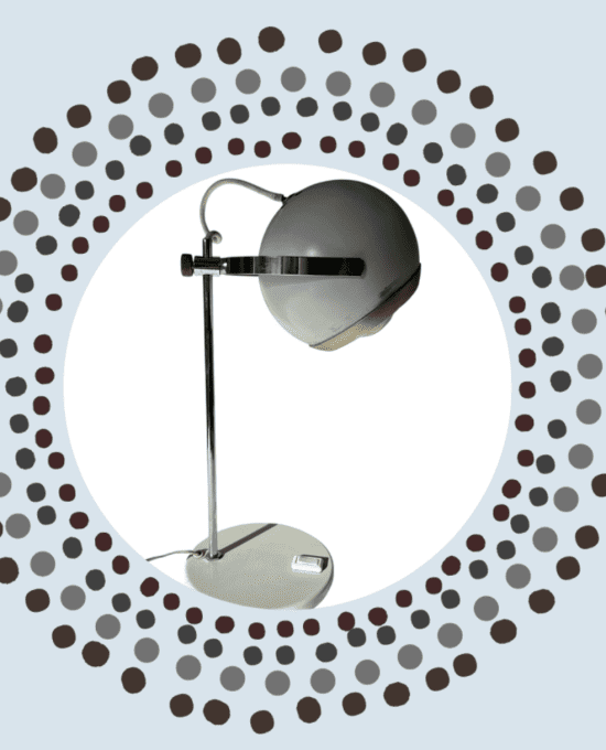 Lampe à poser vintage Space age, Eyeball,  Design Goffredo Reggiani