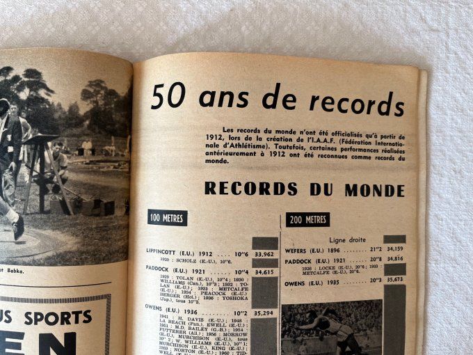 Les Cahiers de L'Équipe : Athlétisme 62 - Spécial Championnats d'Europe