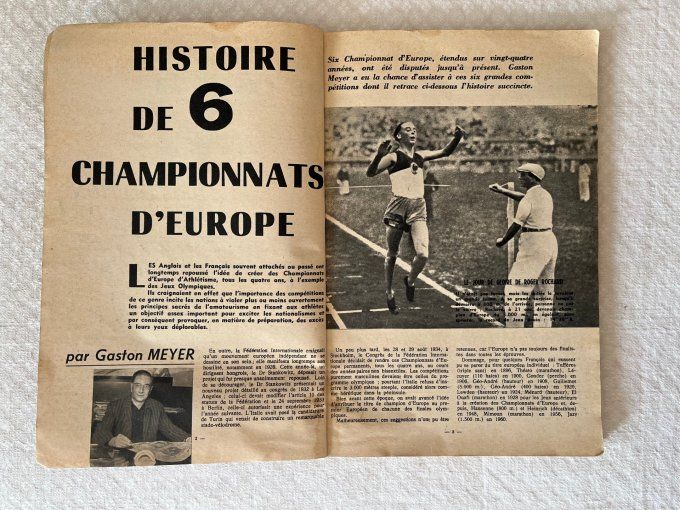 Les Cahiers de L'Équipe : Athlétisme 62 - Spécial Championnats d'Europe