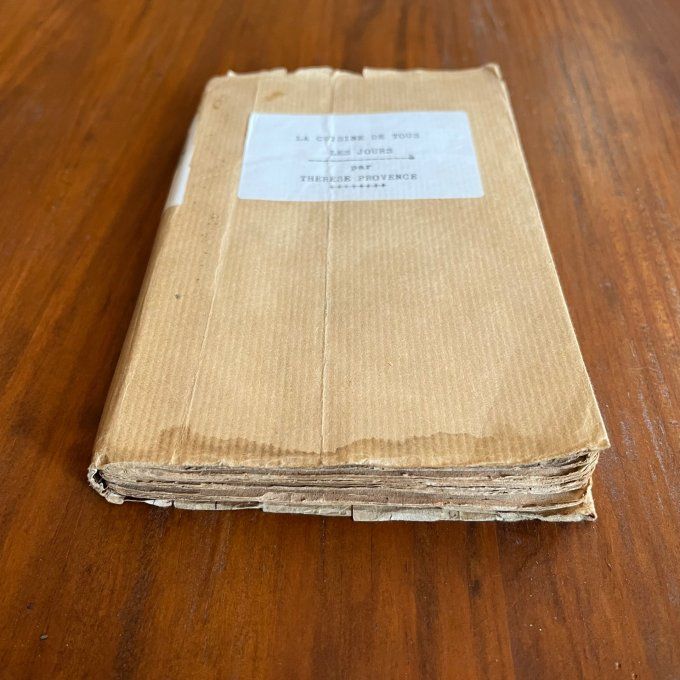Livre ancien La Cuisine de tous les jours par Thérèse Provence, début du XXe siècle