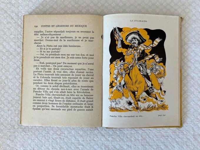 Livre,  Contes et legendes du Mexique, Par-Robert-Escarpit, Édition Fernand Nathan