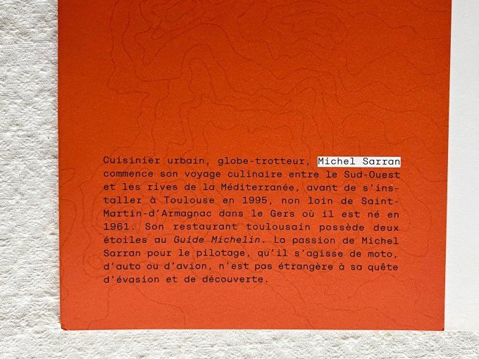 Livre de cuisine, Michel Sarran - Itinéraires de goûts