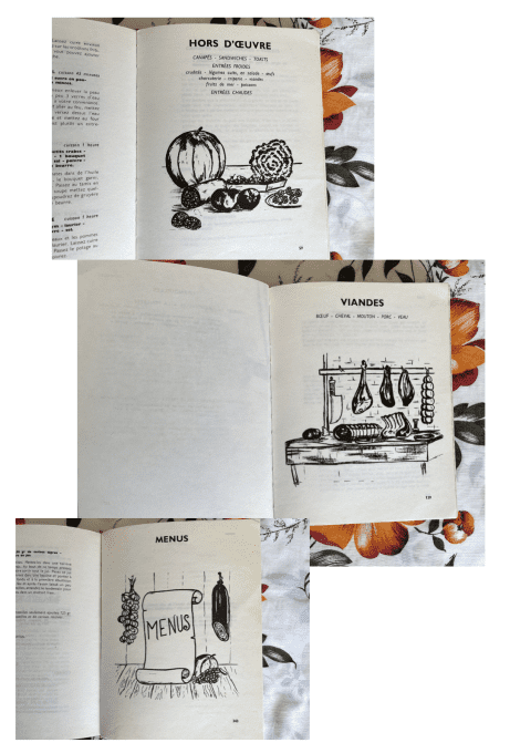 Livre de cuisine Tante Marie, vintage "La Cuisine de Famille" - Éditions A. Taride 1966/1968.