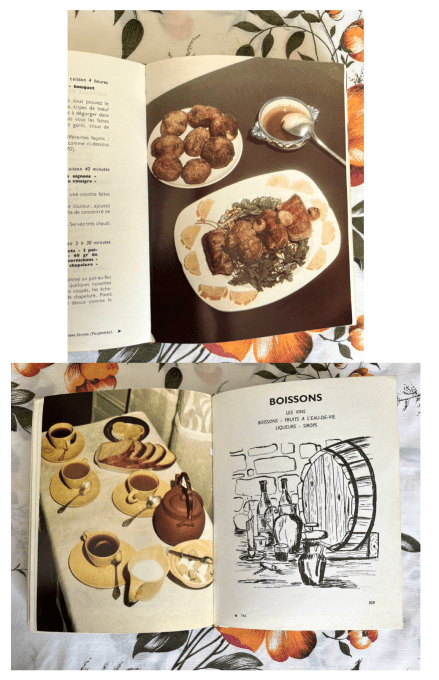 Livre de cuisine Tante Marie, vintage "La Cuisine de Famille" - Éditions A. Taride 1966/1968.