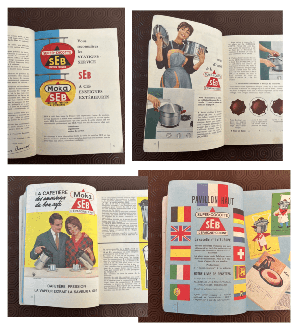 Livre de cuisine vintage SEB,  "Par ici la bonne cuisine" par Françoise Bernard