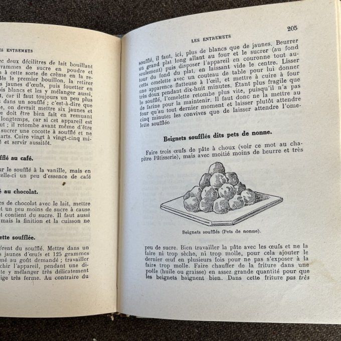 Livre de cuisine vintage Traité de la cuisine familiale H.P. Pellaprat 1963.