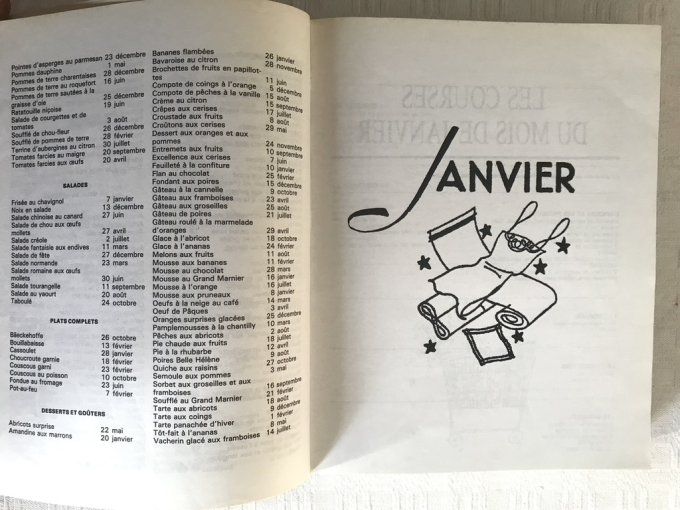 Livre, Mangeons bien chaque jour, 1 année d'idéees menus